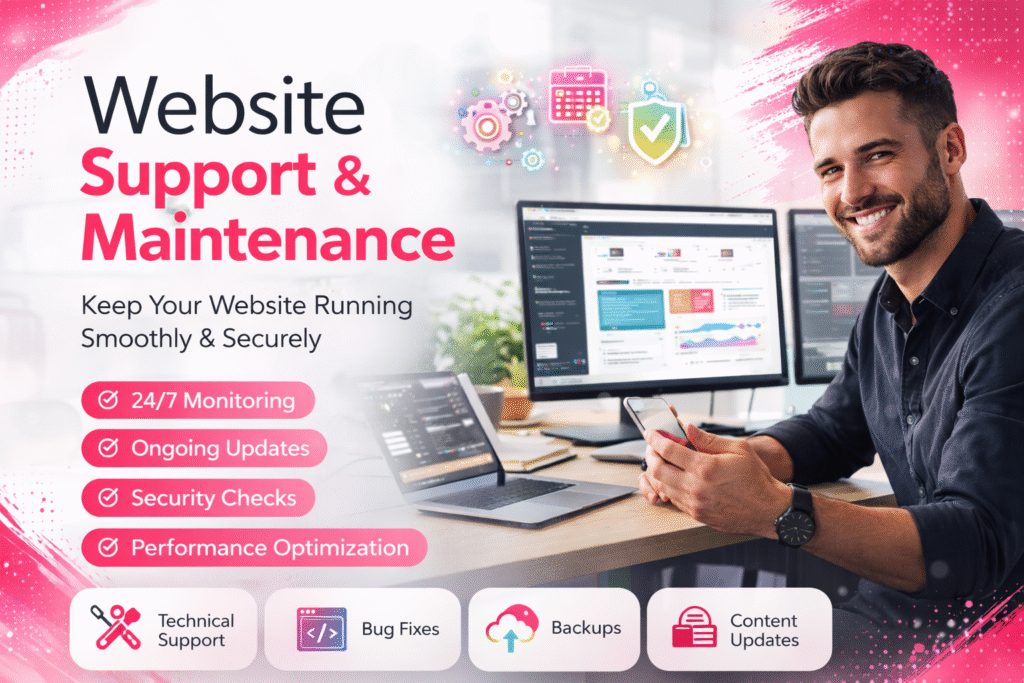 website support and maintenance services