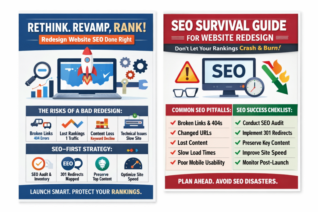 redesign website seo