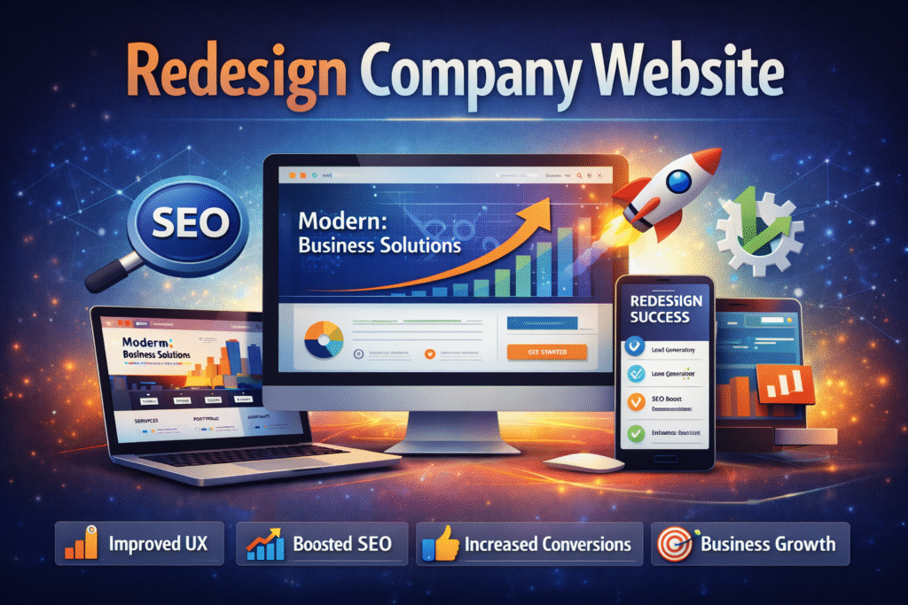 redesign company website