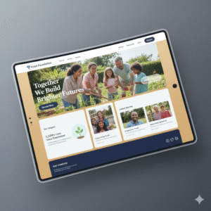 nonprofit website redesign