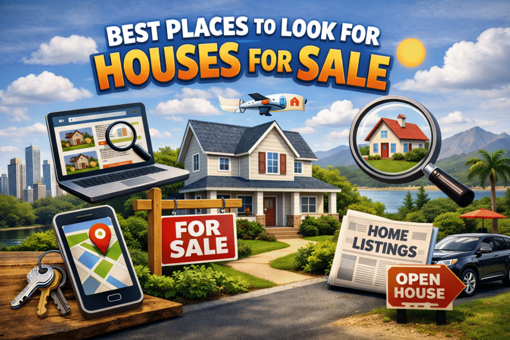 best places to look for houses for sale