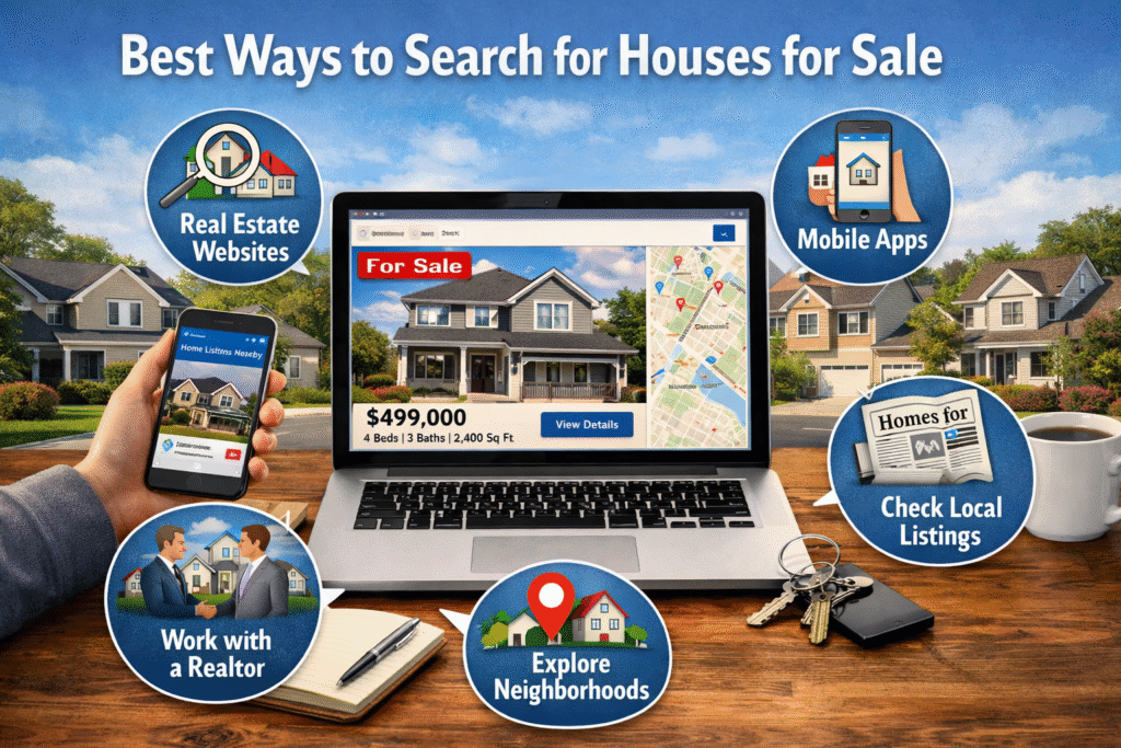 best way to search for houses for sale