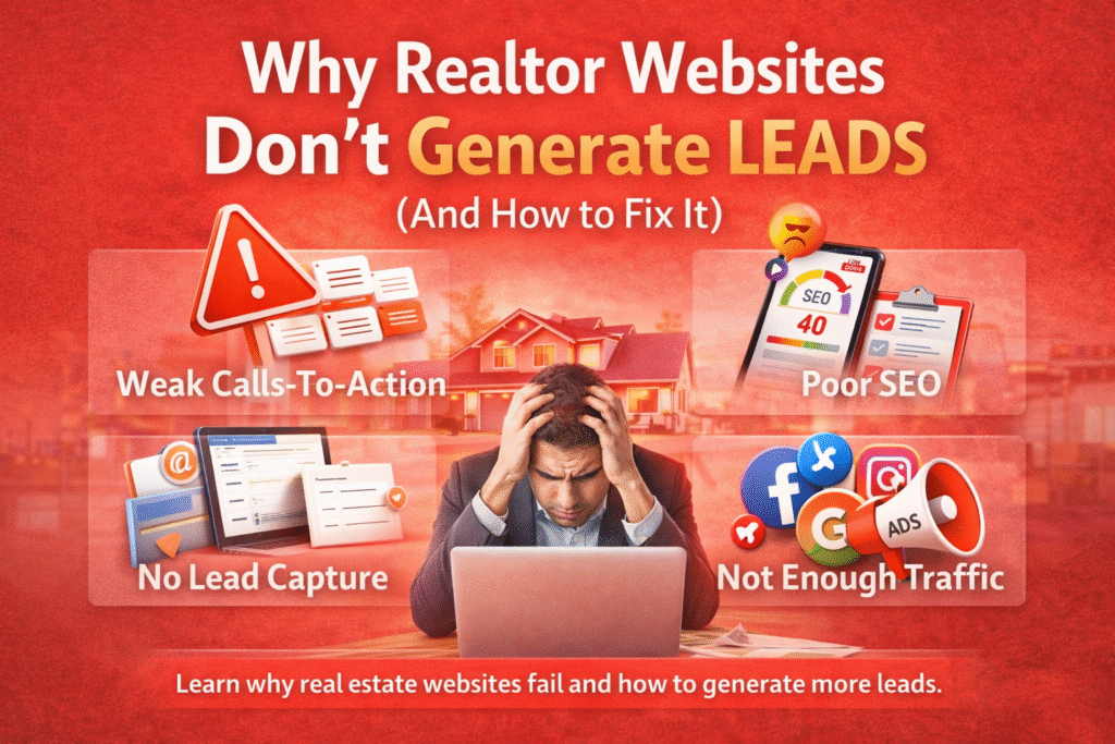 why realtor websites don’t generate leads